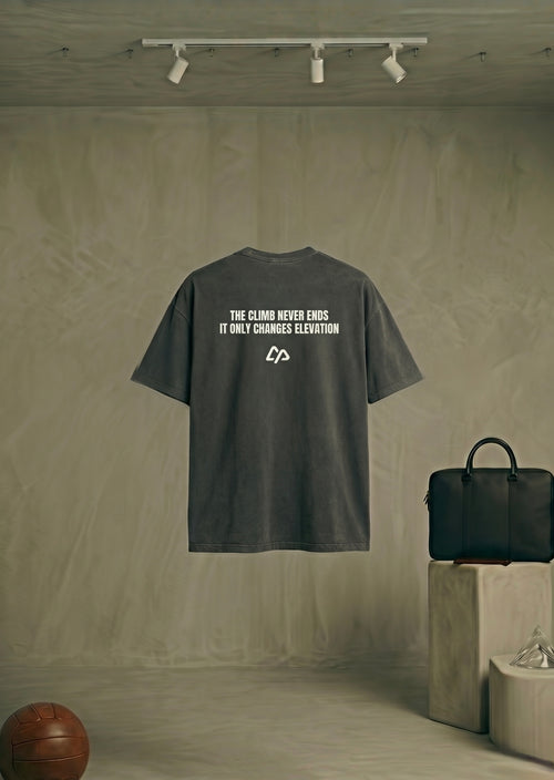 OVERSIZE SHORT SLEEVE GREY T